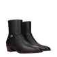 Valentino Garavani Black Leather Ankle Boots