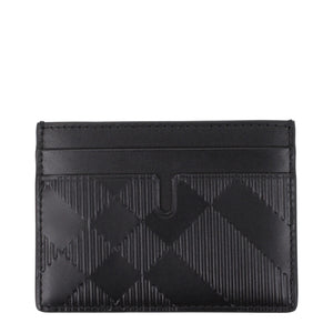 Burberry Black Leather Cardholder