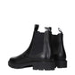Celine Black Leather Ankle Boots