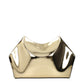 Givenchy Gold Leather Clutch Bag