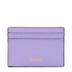 Versace Purple Leather Cardholder