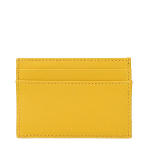Versace Yellow Leather Cardholder