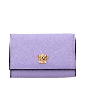 Versace Purple Leather Wallet