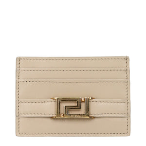 Versace Beige Leather Cardholder
