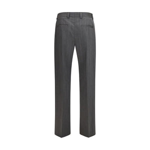 Valentino Garavani Gray Wool Oves Aries Dress Pants
