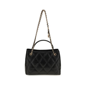 Tory Burch Black Calf Leather Bos Taurus Shoulder Bag