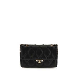 Tory Burch Black Lamb Ovis Aries Shoulder Bag