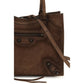 Balenciaga Brown Calf Leather Bos Taurus Shoulder Bag