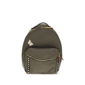 Valentino Garavani Bicolor Fabric Backpack