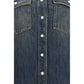 Fendi Blue Cotton Casual Dress
