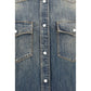 Fendi Blue Denim Shirt