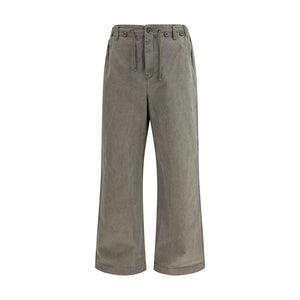 Golden Goose Bicolor Cotton Casual Pants