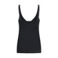Brunello Cucinelli Black Cotton Sleeveles T-Shirt
