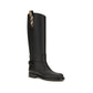 Burberry Black Polyurethane Rain Boots
