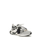 Off-White Multicolor Fabric Athletic Sneakers