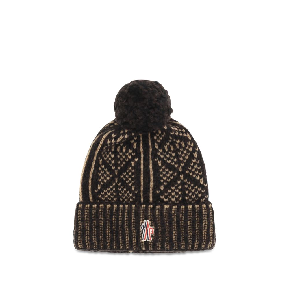 Moncler Grenoble Brown Alpaca Vicugna Pacos Beanie
