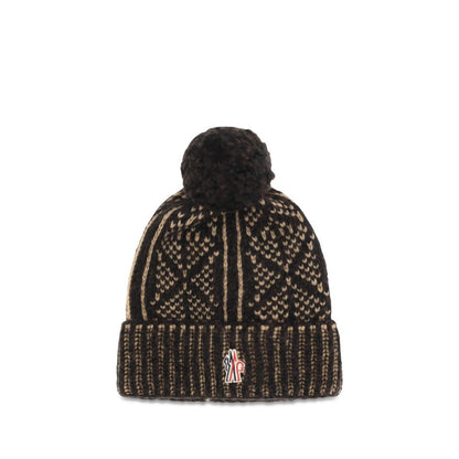 Moncler Grenoble Brown Alpaca Vicugna Pacos Beanie