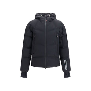 Moncler Grenoble Black Polyamide Full-Length Jacket
