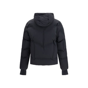 Moncler Grenoble Black Polyamide Full-Length Jacket