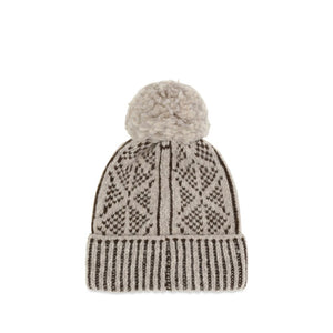Moncler Grenoble Gray Alpaca Vicugna Pacos Beanie
