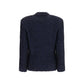 Giorgio Armani Blue Polyamide Blazer