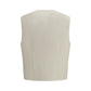 Fendi Beige Wool Oves Aries Waistcoat