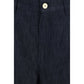 Brunello Cucinelli Blue Cotton Casual Pants