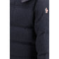 Moncler Grenoble Blue Wool Oves Aries Full-Length Jacket