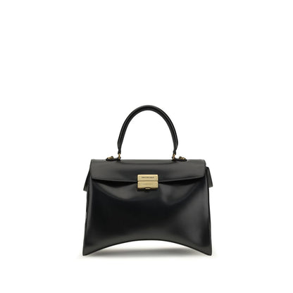 Balenciaga Black Calf Leather Bos Taurus Shoulder Bag