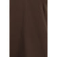 Brunello Cucinelli Brown Silk Sleeveles T-Shirt