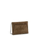 Brunello Cucinelli Brown Calf Leather Bos Taurus Shoulder Bag