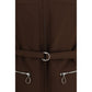 Prada Brown Polyester Full-Length Jacket