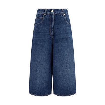 Brunello Cucinelli Blue Denim Shorts