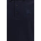 Burberry Blue Cotton Polo Shirt