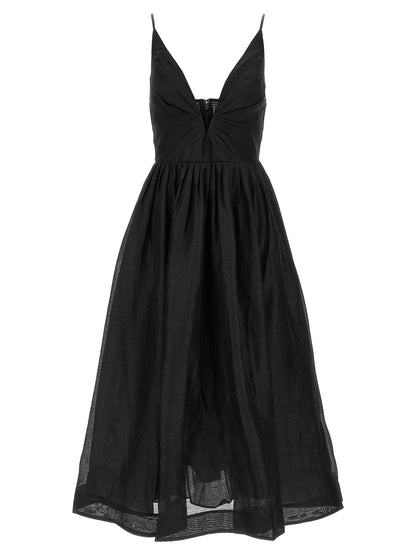 Zimmermann Illustration V Neck Midi Dress