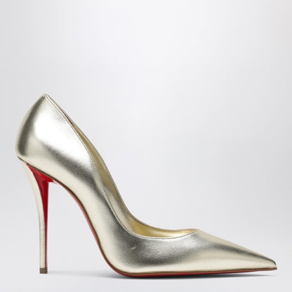 Christian Louboutin Christian Louboutin Miss Z pumps in silver laminated nappa leather