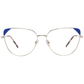 Emilio Pucci Gold Women Glasses Frame
