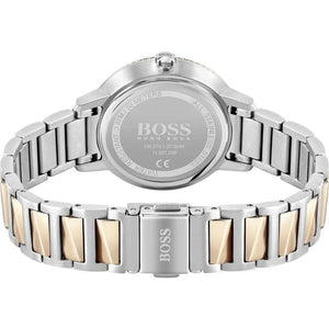 Hugo Boss Womens 1502567 Signature Two Tone Stainless Steel Watch