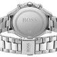 Hugo Boss Womens 1502593 Pandora Silver Tone Stainless Steel Watch With Black Dial