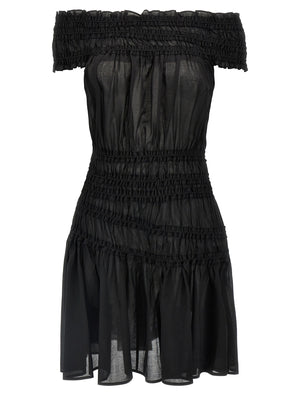 Tory Burch Smocked Cotton Dress