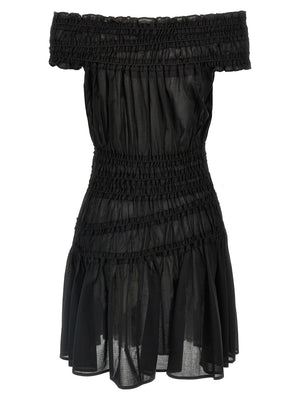Tory Burch Smocked Cotton Dress
