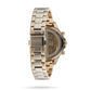 Hugo Boss Womens 1502566 Pandora Gold Tone Stainless Steel Watch With Blue Dial