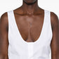 Saint Laurent Saint Laurent semi-sheer Henley Tank Top