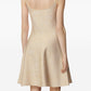 Versace Versace Barocco jacquard flared mini dress