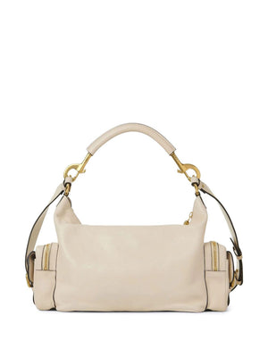 Chloé Camera Leather Tote Bag Beige