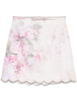 Zimmermann Zimmermann Crush Mini Skirt