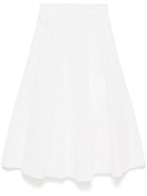 Zimmermann Zimmermann Crush embroidered midi skirt