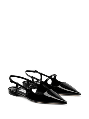 Jimmy Choo Jimmy Choo Didi Flat Patent Leather Low Shoes