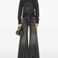 Golden Goose wool blend cropped sweater with all-over sequins