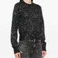 Golden Goose wool blend cropped sweater with all-over sequins